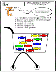 birinci sınıflar için sayı çizgi çalışmaları